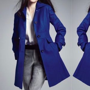 Kenneth Cole New York Cobalt Blue Wool Jacket XS S